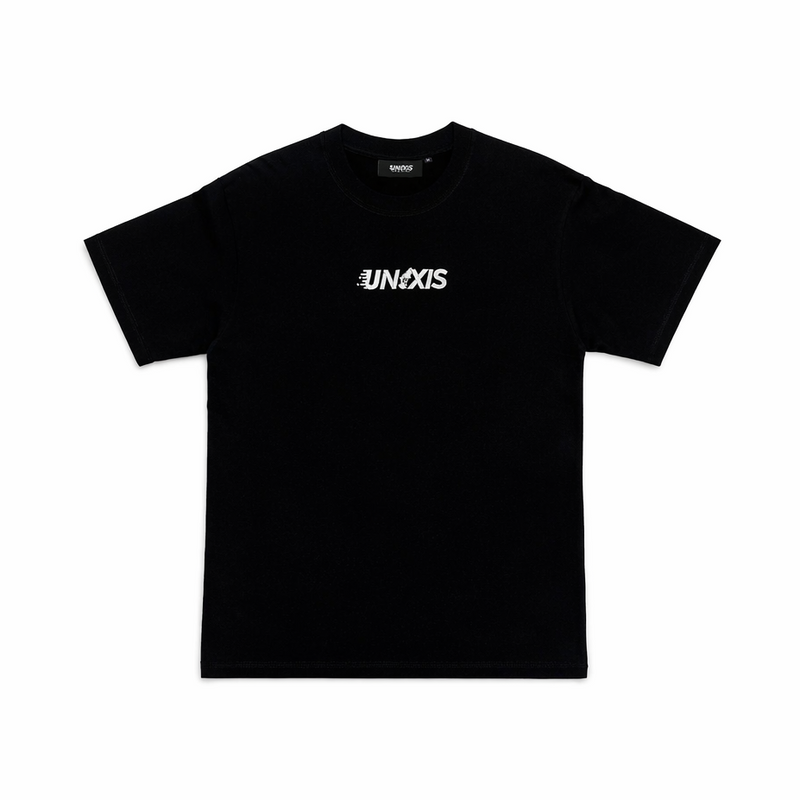 Embroidery Oversized Tee Black