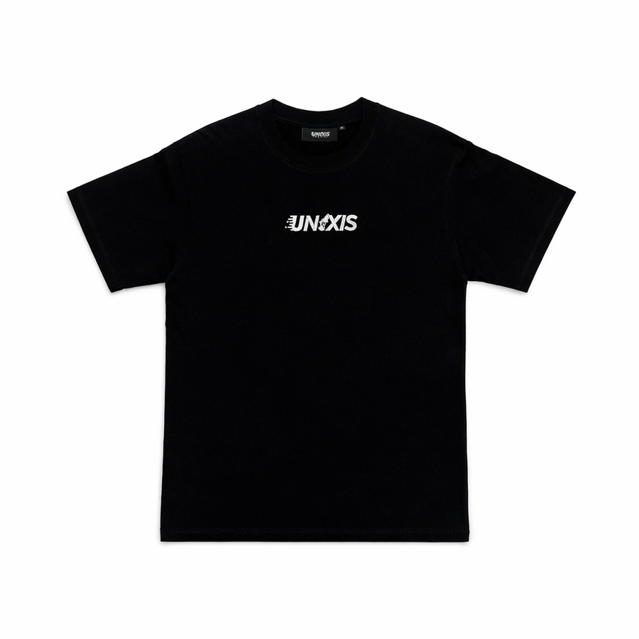 Embroidery Oversized Tee Black