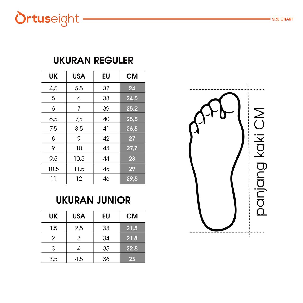 Ortuseight Hyperglide 3.0 - Light / Grey / Ortrange
